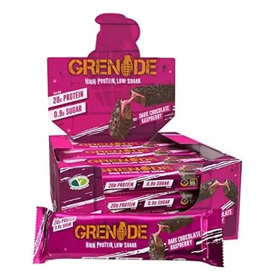 Grenade High Protein, Low Sugar Bar - Chocolate Raspberry, x g