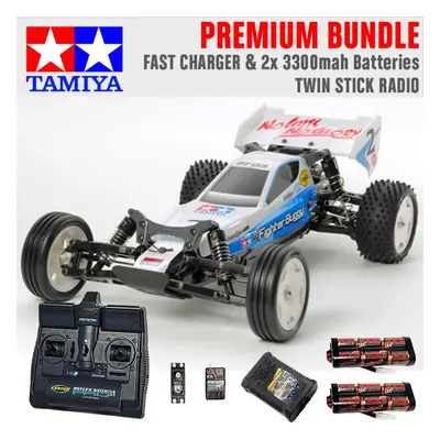 TAMIYA RC Neo Fighter Buggy DT03 1:10 Premium Stick Radio Bundle