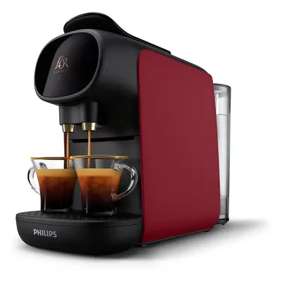 L'OR BARISTA Sublime Coffee Capsule Machine by Philips, for Double or Single Capsule, Red (LM901