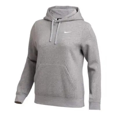 Nike Womens Pullover Fleece Hoodie (Grey Small)