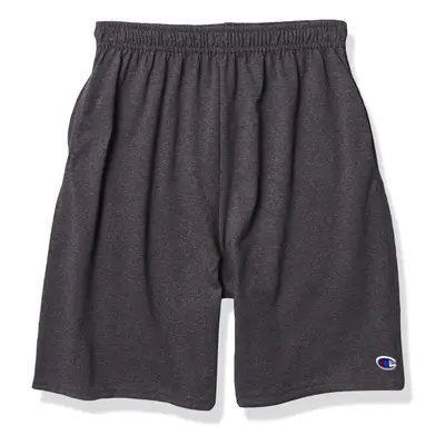 Champion Boys' Jersey Pocket Short Charcoal Heather Medium