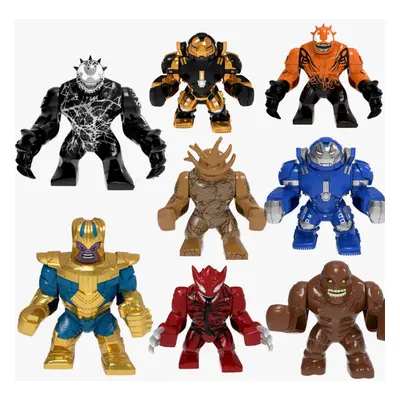 8PCS Thanos Venom Anti-Hulk Big Figures Toys Fit Lego