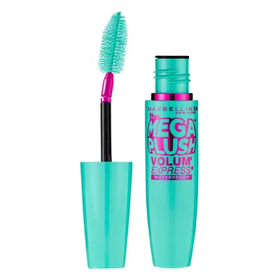 Maybelline New York Volume Express Mega Plush Waterproof Mascara, Brownish Black, Fluid Ounce