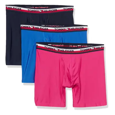 Tommy Hilfiger Men's Micro Classic Pack Boxer Brief Magenta