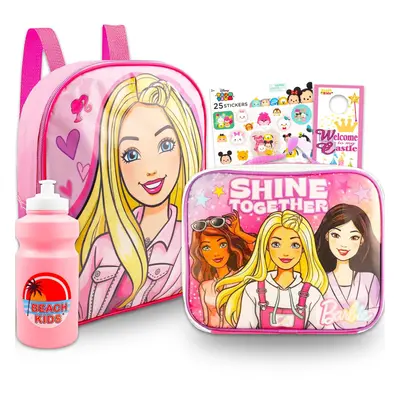 Disney Barbie Mini Backpack for Girls - Bundle with 11"" Barbie Backpa