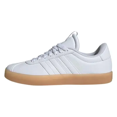 adidas Women's VL Court 3.0 Sneaker White/White/Gum 7.5