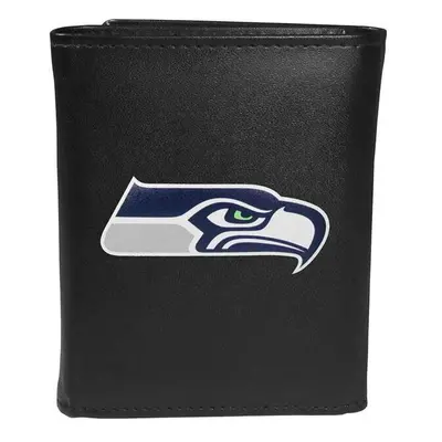 Siskiyou FTRL155 Male NFL Seattle Seahawks Tri-fold Logo Large Wallet - One Size