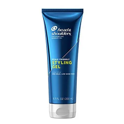 Head & Shoulders Styling Hair Gel for Men, High Hold, Light Finish, 6.76 Fl Oz