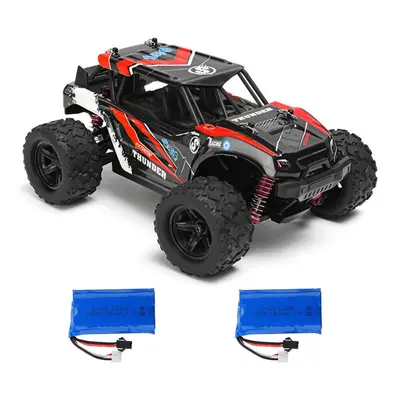 (Red) 1/18 35km/h 2.4G 4CH 4WD High Speed Climber Crawler RC Car Toys Two Battery