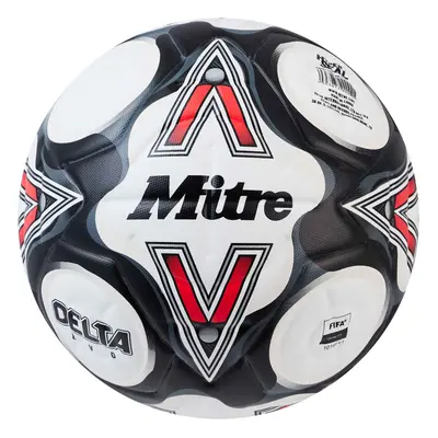 (5, White/Black/Red) Mitre Delta Evo Football