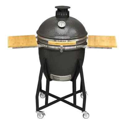 Deluxe 22"(56cm) Ceramic Kamado Style BBQ with Wheeled Stand