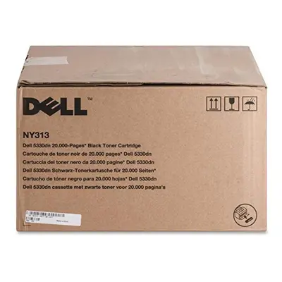 High Capacity Black Toner Cartridge (Yield 20,000 Pages) for Dell 5330dn Laser Printers