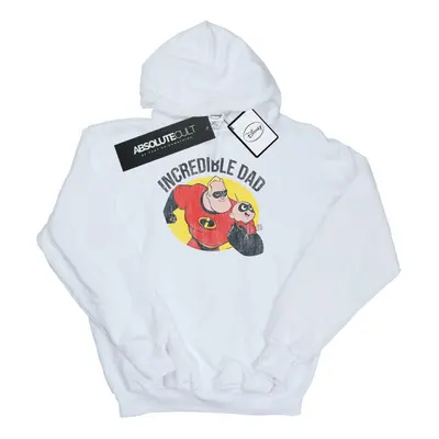 (XL, White) Disney Mens The Incredibles Bob Parr Incredible Dad Hoodie