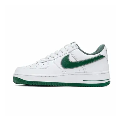 Nike Mens Air Force Low White/Deep Forest-Wolf Grey Mens Size