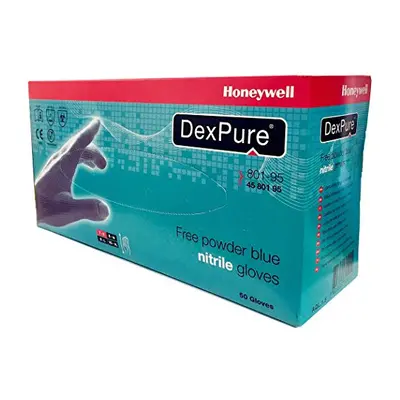 4580195-10 DexPure Non Powdered Disposable Nitrile Gloves, Certified for Food Contact - Size (Bo