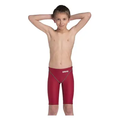 (28) Boys Arena Powerskin Next Jammers Summer Swimming Stretch Fit Shorts - Deep Red