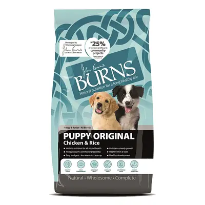 Burns Pet Nutrition Hypoallergenic Complete Dry Dog Food Puppy Original Chicken and Rice kg