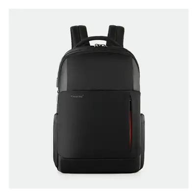 (Black) Lifetime Warranty RFID Anti Theft Backpack Men 15.6â' Laptop Backpack Bag USB Port Mal