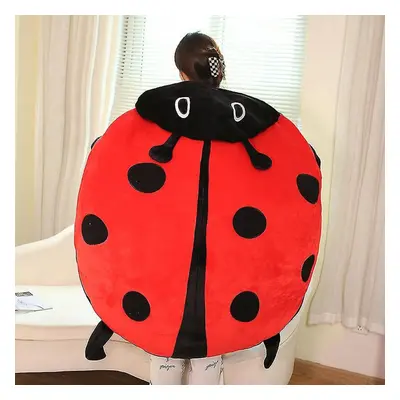 (100cm) 100cm Wearable Insect Plush Toys Ladybug Stuffed Cushion Funny Party Cosplay Doll Stuffe