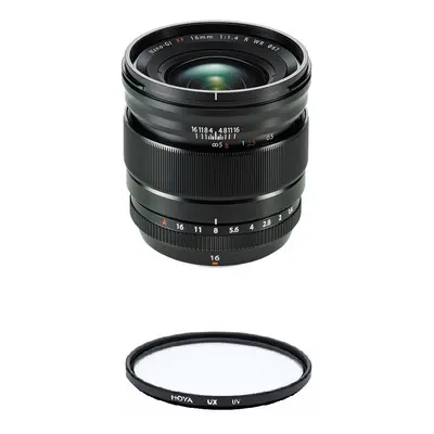 FUJIFILM XF 16MM F1.4 R WR Black + HOYA UX UV 67mm Filter