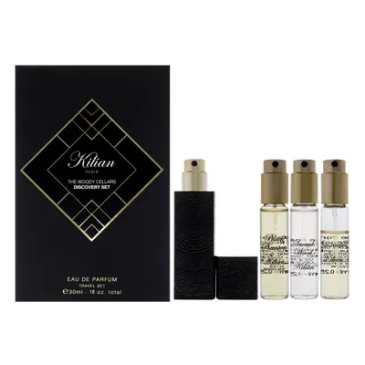 The Woody Cellars Discovery Set by Kilian for Unisex - Pc Mini Gift Set 0.25oz Straight to Heave