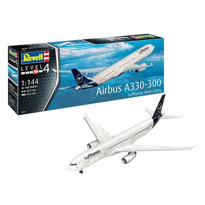 Revell Airbus A330-300 - Lufthansa New Livery 1:144 Plastic Model Kit