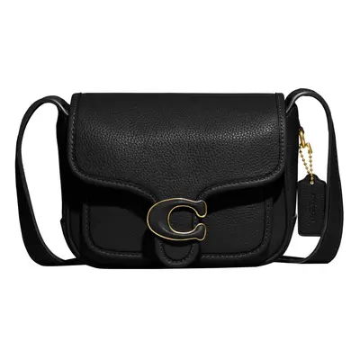 Coach Polished Pebble Tabby Messenger Black