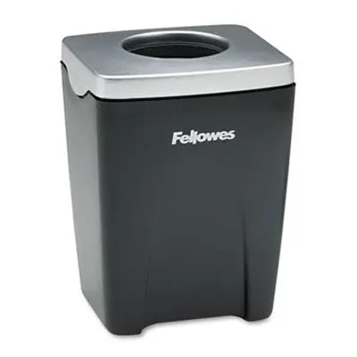 Fellowes Office Suites Paper Clip Cup Plastic 7/16 x 3/16 x 1/4 Black/Silver