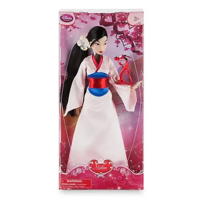 DISNEY STORE MULAN 12" CLASSIC DOLL WITH MUSHU