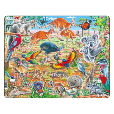 Larsen Puzzles Australian Wildlife Piece Children's Jigsaw Puzzle