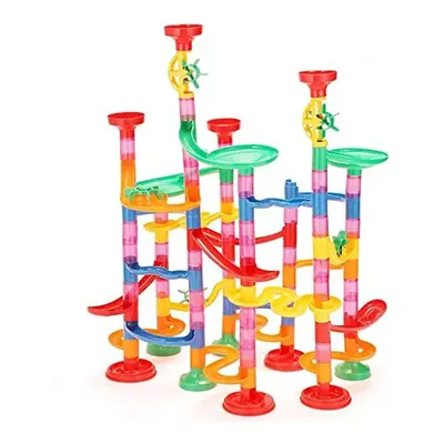 Ucradle Marble Run, Pcs Marble Runs Toy 79PCS action pieces + 60PCS Marbles, Marble Maze Race Co