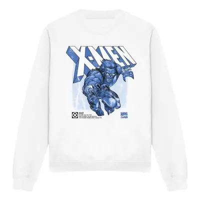 (XXL, White) Marvel Unisex Adult X-Men Beast Sweatshirt