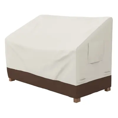 Amazon Basics 2-Seater Outdoor Patio Bench Cover Beige/Tan