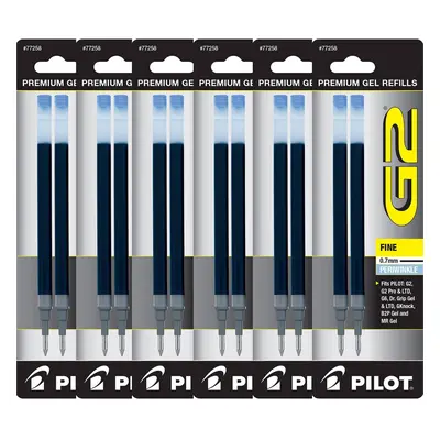 Value Pack of - Pilot G2 Gel Ink Refills for Rolling Ball Pen Fine Point Periwinkle