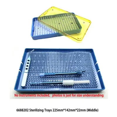 (Middle) Sterilization Tray Case Box Silicone Sterilization tray Ophthalmic dental Surgical Inst