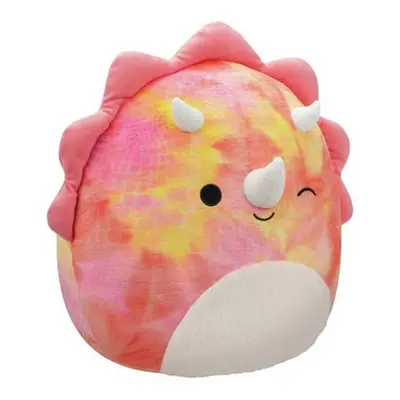 Squishmallows Trinity the Pink Tie-Dye Winking Triceratops 16" Plush Soft Toy