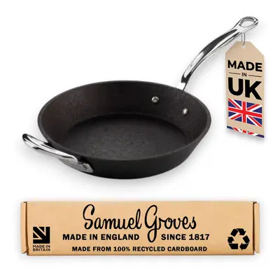 (28cm Skillet Frying Pan) Britannia Cookware Range Frying Pan Skillet Cast Iron by Samuel Groves