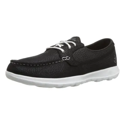 Skechers Performance Women's GO Walk Lite-Eclipse Boat Shoe black/whit