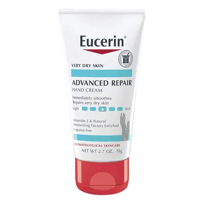 Eucerin Advanced Repair Hand Cream 78g|Fragrance Free Hand Moisturizer|Repair Dry Skin|Non-greas