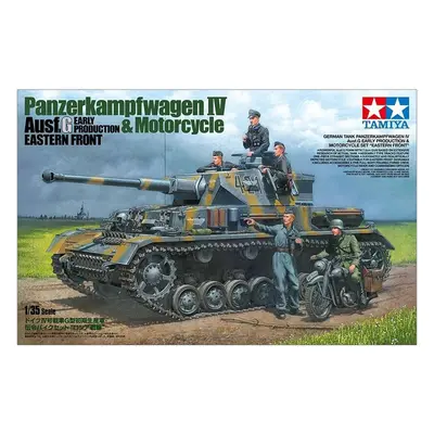 Tamiya Panzerkampfwagen IV & Motorcycle 1:35 Model Kit