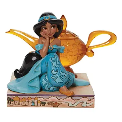 Traditions Jasmine Genie Lamp Figurine,Multicolor,height 11.5cm