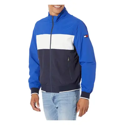 Tommy Hilfiger Men's Yachting Bomber Jacket Atlantis Blue/Navy Colorb