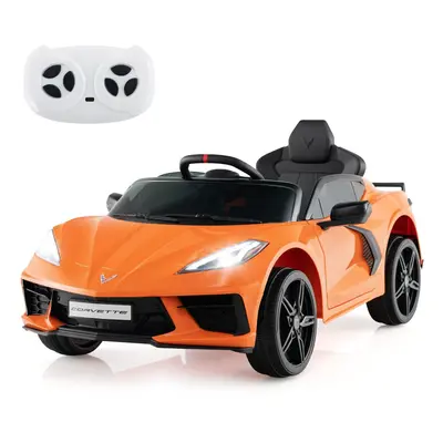 12V Electric Kids Ride On Car Licensed Chevrolet Corvette C8 Toy Car