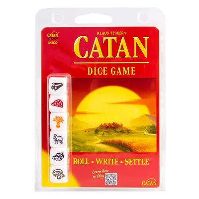 CATAN Dice Game - Portable Fun for On-the-Go Adventures! Strategy Game