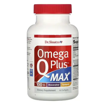 Dr. Sinatra, Omega Q Plus MAX, mg, Softgels