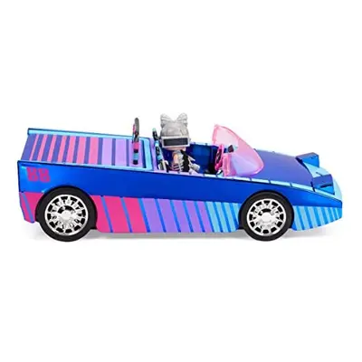 LOL Surprise Dance Machine Car with Exclusive Doll, Surprise Pool, Dance Floor & Magic Blackligh