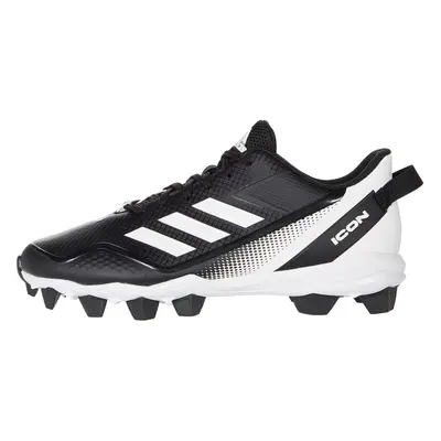 adidas Men's Icon MD Baseball Shoe Black/White/White