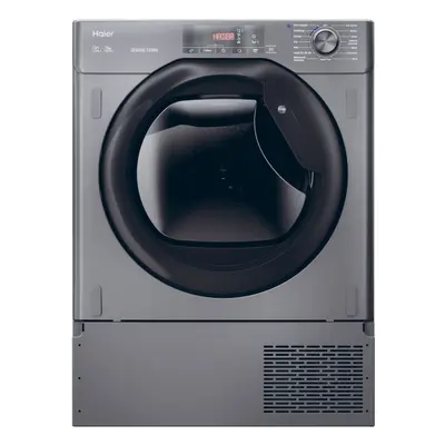 Haier Series HDB4H7A2TBERX80 Integrated 7Kg Heat Pump Tumble Dryer - Anthracite - A++ Rated