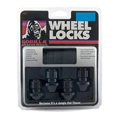 Gorilla Automotive 96641BDX Black Factory Style Wheel Lock Set 14mm x 1.50 Thread Size 4-Pack