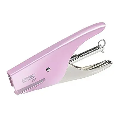 Retro S51 Stapling Pliers, Sheet Capacity, Uses No. Staples, Ergonomic Design, Metal, Strawberry